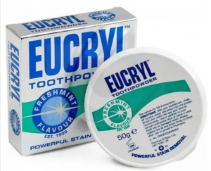 Eucryl Freshmint 50g Proszek Puder Usuwa Nalot i Kamień 