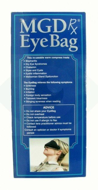 termiczny kompres Eye Bag- MGD Rx do leczenia dysfunkcji gruczołów Meiboma i zespołu suchego oka MGDRx