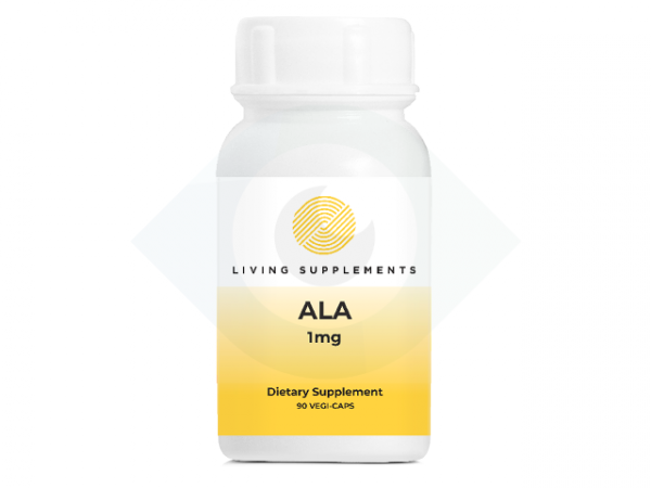 Kwas alfa liponowy ALA 1 mg - 90 kapsułek Alpha Lipoic Acid