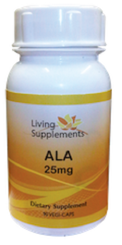 Kwas alfa liponowy ALA 25 mg - 90 kapsułek Alpha Lipoic Acid