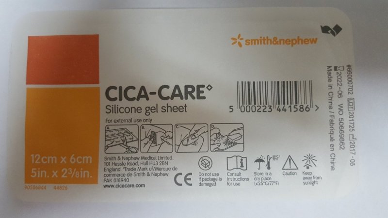 CICA CARE plaster na blizny silikon 12x6 cm