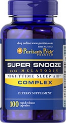 Super Snooze with Melatonin 100 Capsules