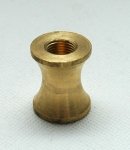 Tulejka dystansowa mosiężna z gwintem M10x1
