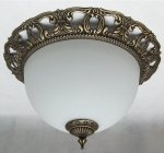 Plafon sufitowy klasyczny patyna, lampa sufitowa