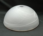 Klosz szklany duży 30cm do żyrandoli,lamp,E27