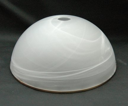 Klosz szklany duży 34cm do żyrandoli,lamp,E27