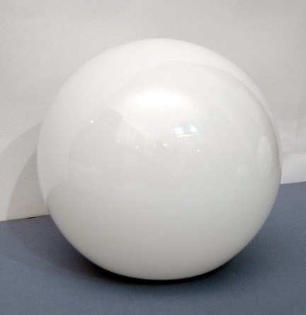 Klosz szklany KULA 20cm otw.montażowy 10cm- klosze do lamp