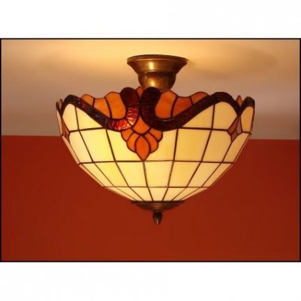 Plafon lampa żyrandol witraż Classic 2- 30cm 