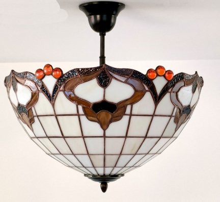 Plafon lampa żyrandol ampla witraż ROCO 40cm