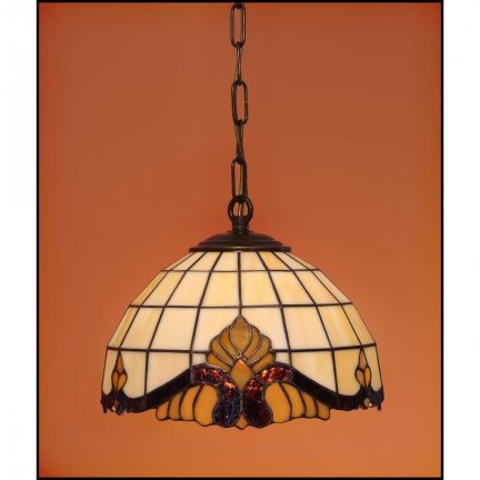 Lampa żyrandol zwis witraż Classic 2 23cm 