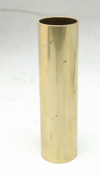 Osłonka oprawki ,gilza, rura mosiężna fi 30mm h=11 cm