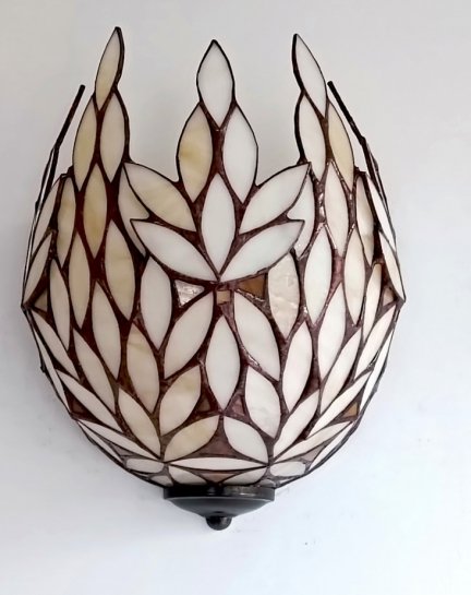 Lampa ścienna kinkiet witraż Niagara 22cm