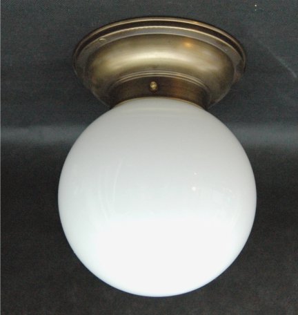 Plafon mosiężny,lampa sufitowa mosiężna Fi 20cm