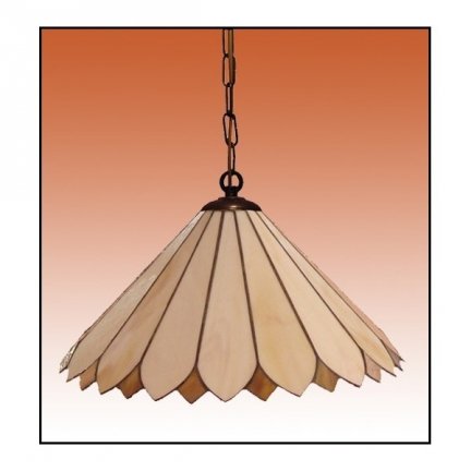 Lampa żyrandol zwis witraż Tulipan 40cm