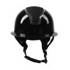 Kask z szerokim daszkiem HORKA Gaudi Glossy  - czarny / srebrny