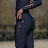 Bryczesy Damskie / breginsy HORKA Perfection z silikonowym lejem - navy / rosegold