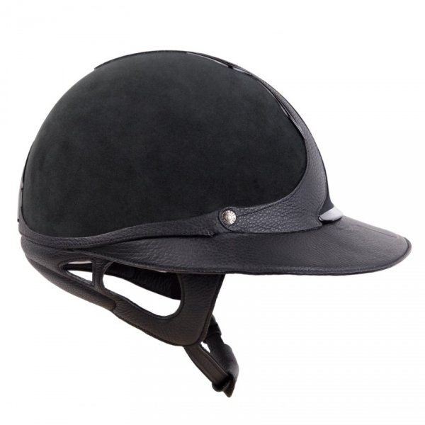 Kask Antares Classic Eclipse - szeroki daszek - Czarny