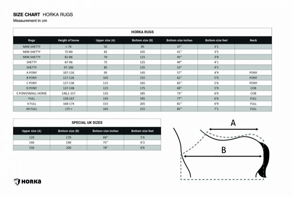 Derka stajenna HORKA z ociepleniem 1200D - brązowa