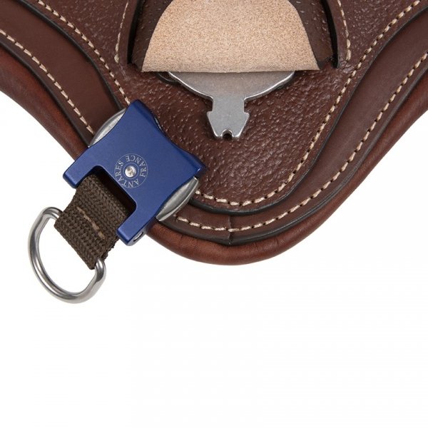 Popręg Anatomiczny Antares Easy Clip - brązowy