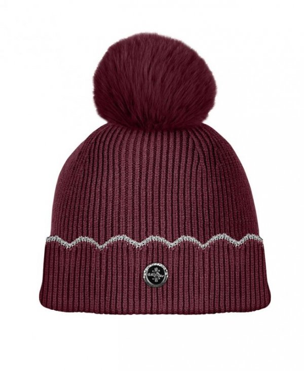 Czapka Fair Play CARITA wiśniowo-brązowy one     size