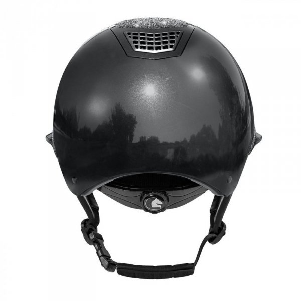 Kask Fair Play z szerokim daszkiem QUANTINUM W-V ECLIPSE SHINY  czarny