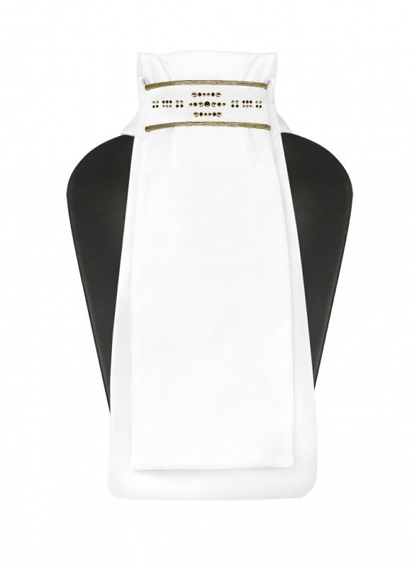 Plastron Fair Play GWEN VG biało-brązowy