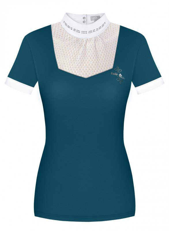 Koszulka konkursowa Fair Play LARA  turkusowoniebieski
