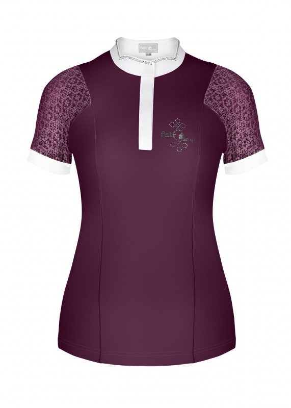 Koszulka konkursowa Fair Play ADRIENNE jagodowy