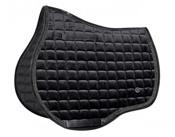 Czaprak z Włóknami Cermicznymi Fair Play MILLARITE czarny  - skokowy