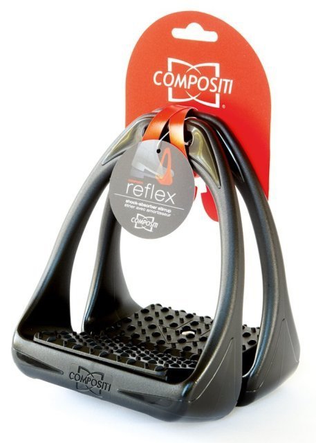 Strzemiona COMPOSITI syntetyczne REFLEX czarne adult