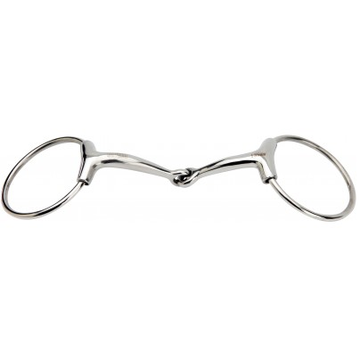 JOINTED LOOSE RING SNAFFLE PLUS SS, 14 MM 11.5
