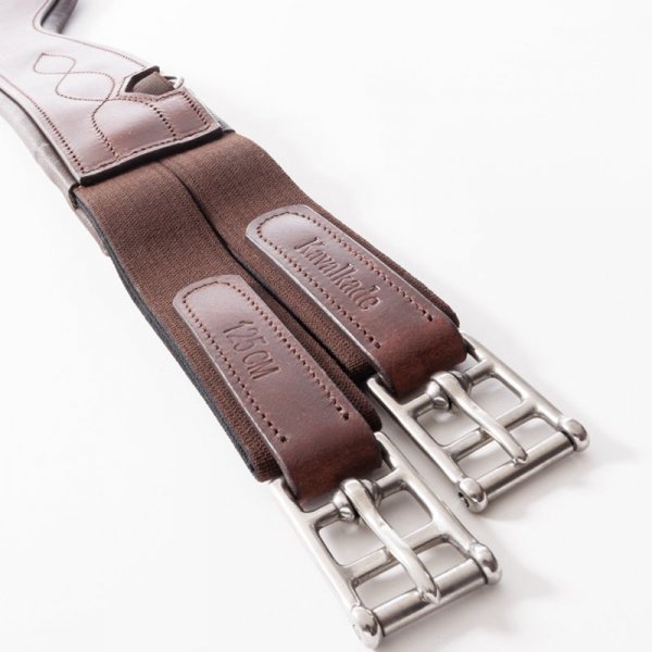 Popręg Anatomiczny Stabiliuzujący siodło - Kavalkade Atlas - skóra olejowana - brązowy