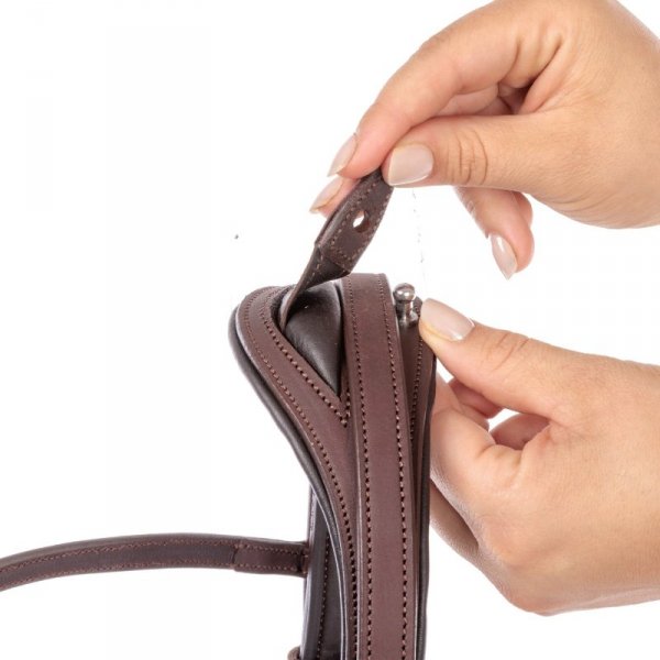 Ogłowie Rajdowe 2 w 1 Kavalkade ARTEMIS - brązowe