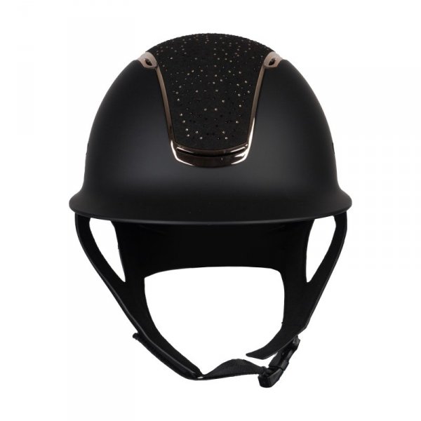 Kask jeździecki Horka Da Vinci czarno-różowy