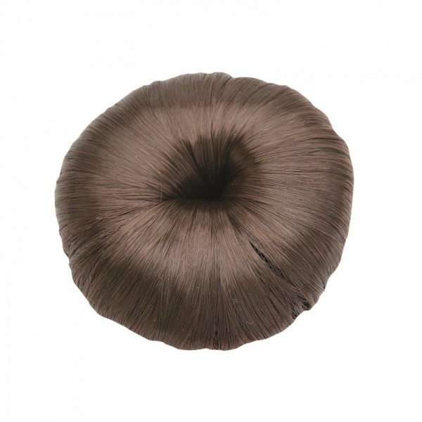 Donut do włosów Horka Deluxe brązowy