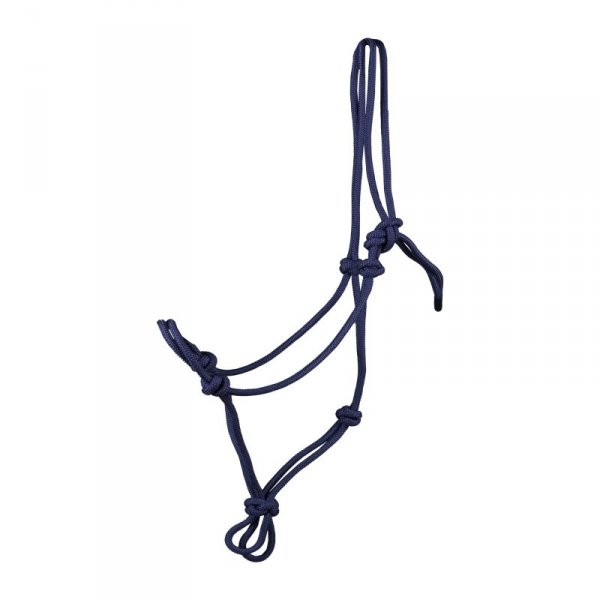 Kantar sznurkowy Horka ROPE HALTER BASIC - granatowy