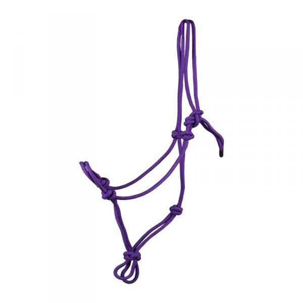 Kantar sznurkowy Horka ROPE HALTER BASIC - fioletowy