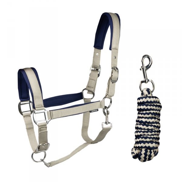 Obroża jeździecka Horka Neoprene Taupe