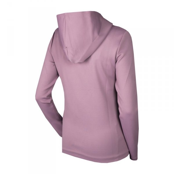 Bluza Jeździecka Damska HORKA Equestrian Pro Embossed Hoodie - różowa