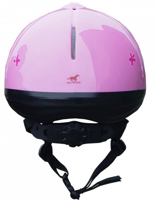 Kask jeździecki Dziecięcy Horka Rider - różowy
