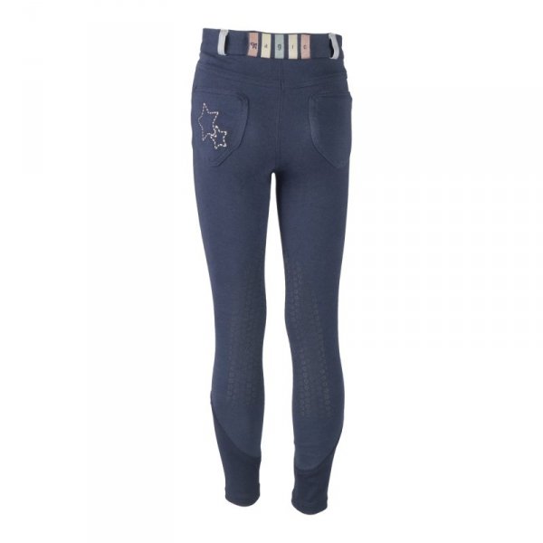 Bryczesy jeździeckie Horka Ola Slim Fit niebieskie