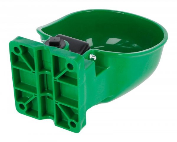 Poidło dla bydła i koni z zaworem niskociśnieniowym, tworzywo sztuczne KN50, zielone, Kerbl