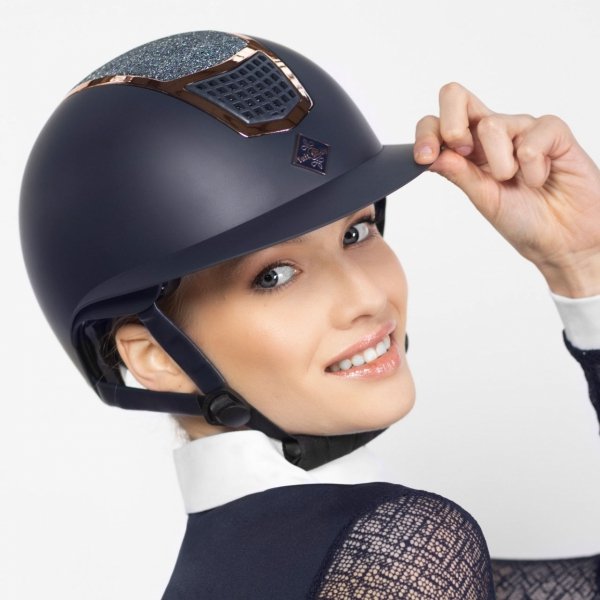 Kask FP QUANTINUM ECIPSE ROSEGOLD W-V  granat