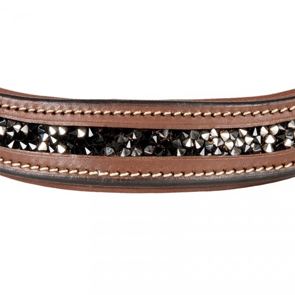 Naczółek ANTARES Precision Crystal - brązowy / czarny