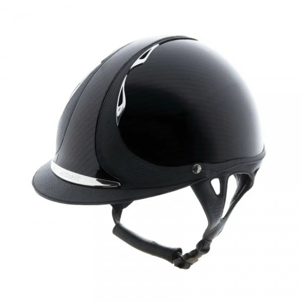 Kask Antares Premium Glossy Eclipse Carbon- standardowy daszek