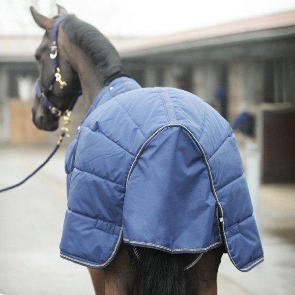 Derka Kavalkade Halifax 2w1 – stajenna i do karuzeli, oddychająca - 400g - granatowa