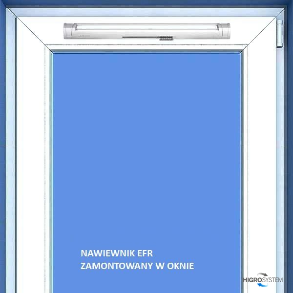 EFR nawiewnik z prezycyjnym nastawem EFR okap ci nieniowy AC