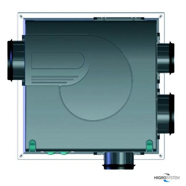 Wentylator akustyczny Aereco - V4A - 4 pomieszczenia