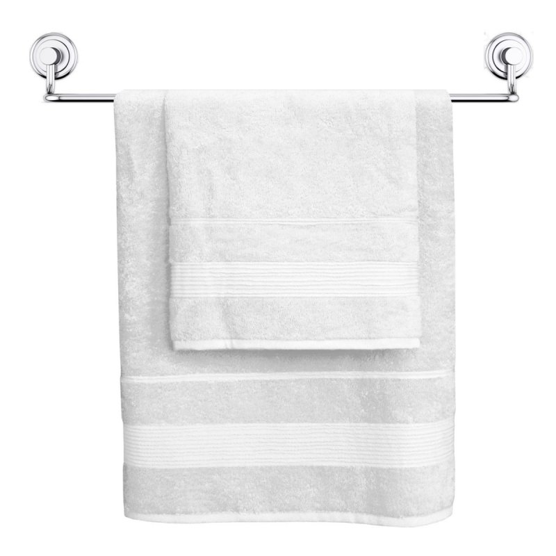 Ręcznik bambusowy Bamboo Moreno rozmiar 50x90 wz. Biały