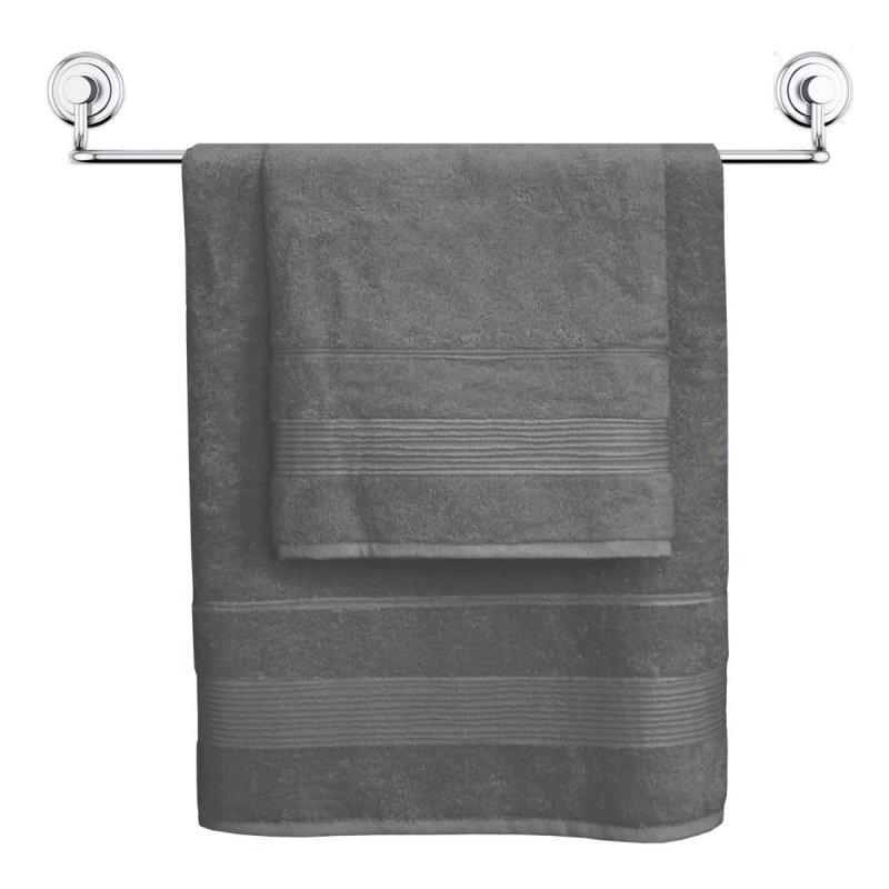 Ręcznik bambusowy Bamboo Moreno rozmiar 70x140 wz. Ciemny popiel